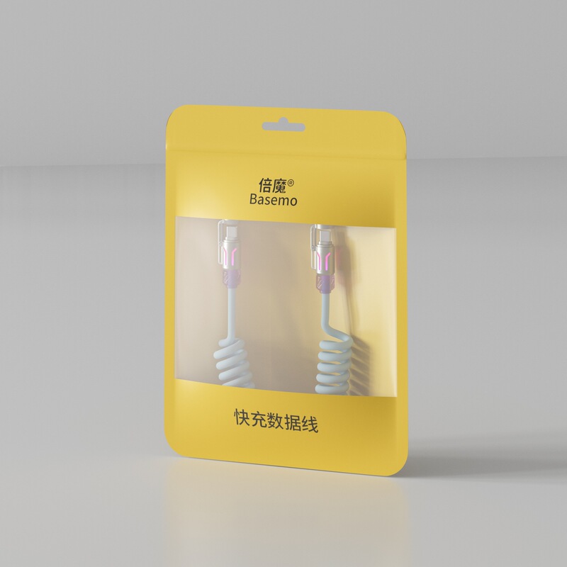 【工厂现货】240W四合一车载弹簧数据线适用华为typec苹果超快充.|undefined