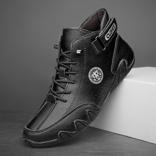 Men's Martin Boots for Autumn/Winter Best Sellers - Large Size Amazon Hot Sale - High-Top Casual Octopus Shoes