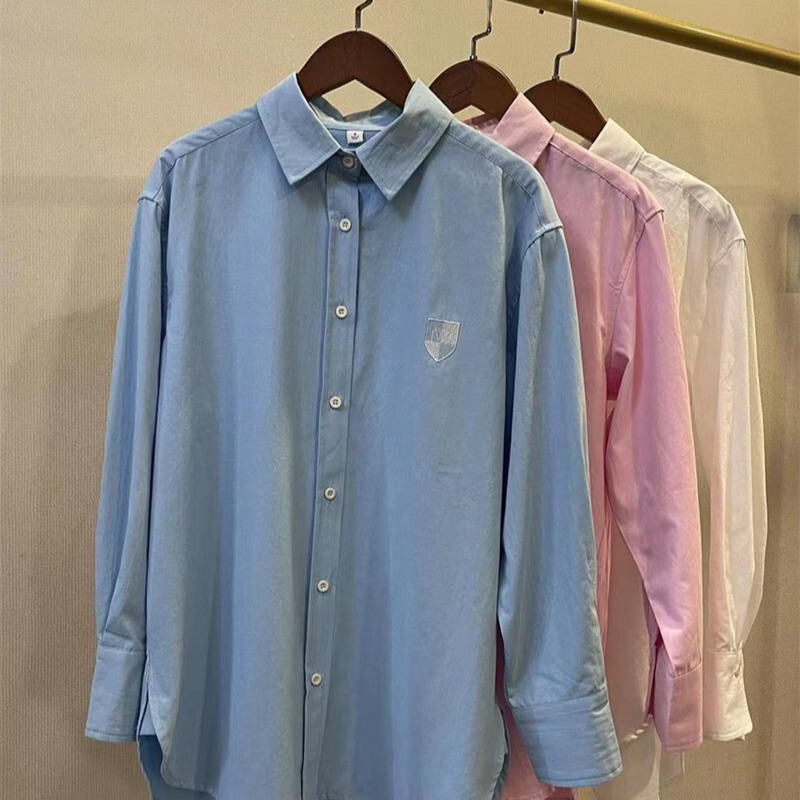Japanese Order 2024 New Designer Collaboration Casual Loose Oxford Shirt for Women Long Sleeve 462710 Japanese Order 2024 New Designer Collaboration Casual Loose Oxford Shirt for Women Long Sleeve 462710