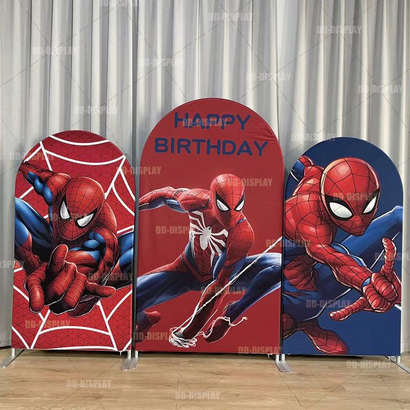 婚庆道具拱形拱门组合背景架派对装饰背景墙生日背景布画面印刷