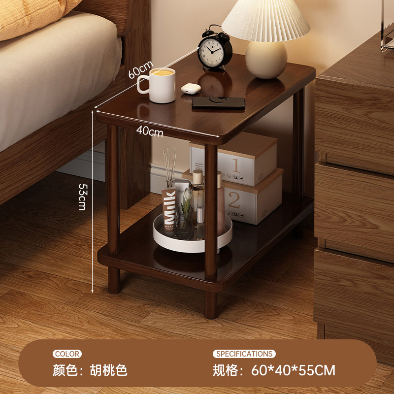 沙发边几客厅家用小户型双层小茶几现代简约置物架简易侧边小桌子|undefined