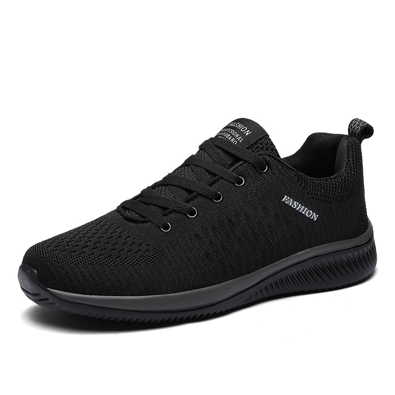 Zapatos de hombre transfronterizos de verano nuevas parejas de tamaño 47 zapatos de correr ligeros tejidos transpirables de moda zapatillas deportivas casuales