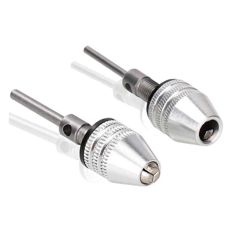 Mandril de tres mandíbulas 0,3-6,5mm de cambio rápido mango hexagonal Chuck molino eléctrico taladro Chuck ajustable