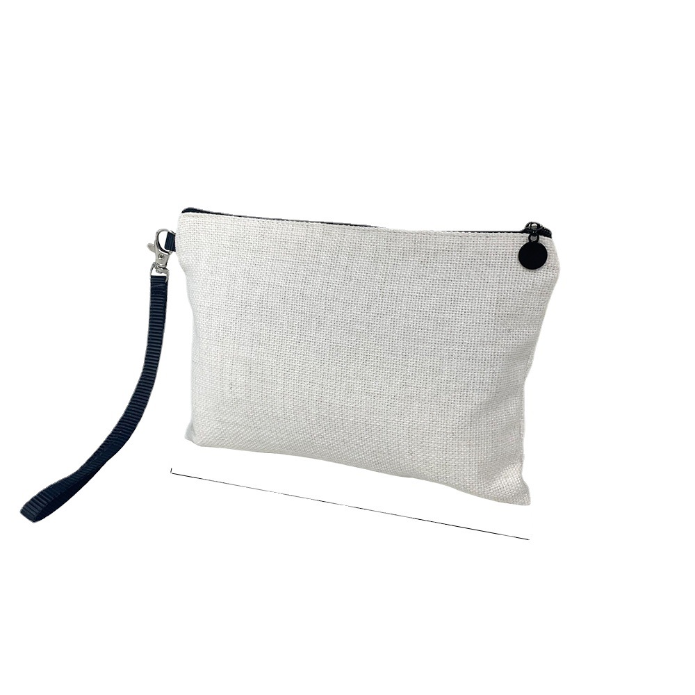 Transferencia térmica directa de la fábrica sublimación ropa de moda bolsa de cosméticos material de impresión en blanco