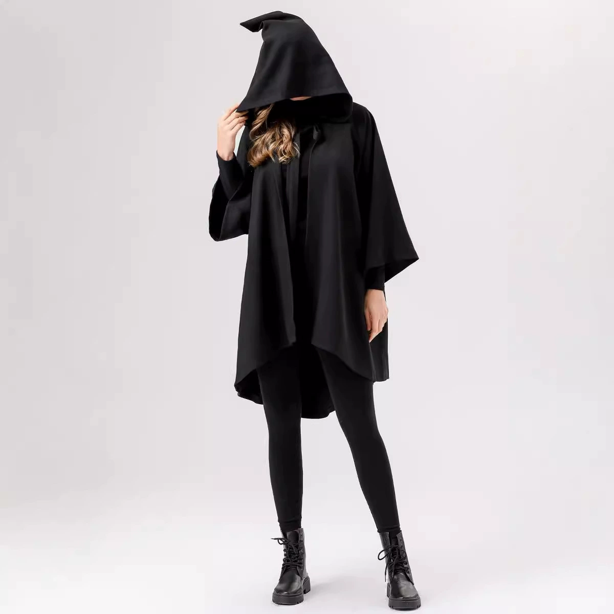 Куртка-тренч с капюшоном для Красной Шапочки, костюм, косплей на Хэллоуин