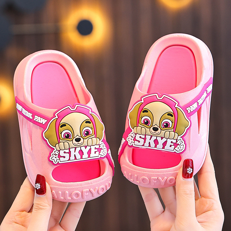 Zapatillas infantiles de verano para niños, niños y niñas, bolsas antideslizantes interiores, zapatillas infantiles anti-colisión