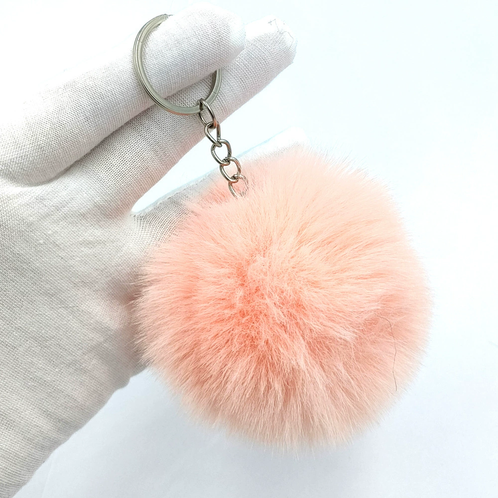 Multicoloured puffer ball, keychain with accessories, (Physicals), 8cm, DIY