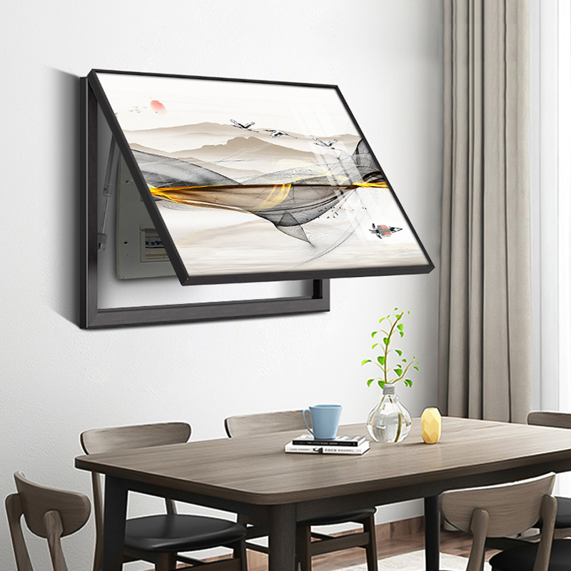 Luz de lujo caja de medidores decoración pintura caja de señal de interruptor pantalla pintura colgante sensación avanzada 2025 nueva cubierta de caja de distribución