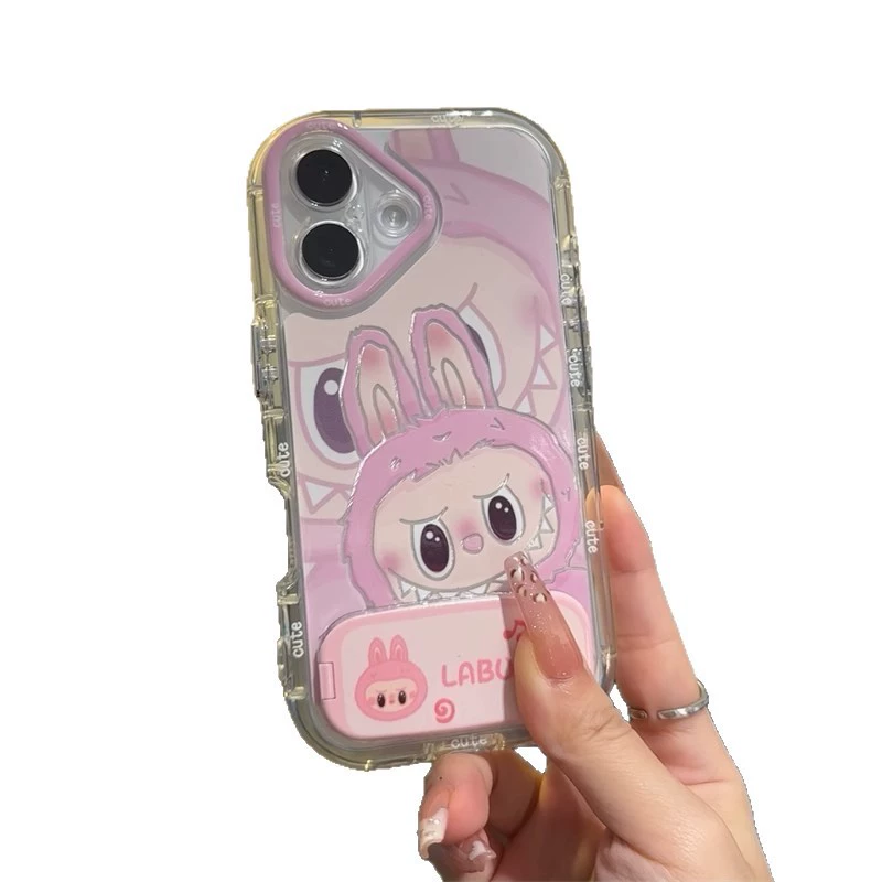 Apple, милый iPhone 16, кремовый чехол, iphone, 15promax, защита от падений