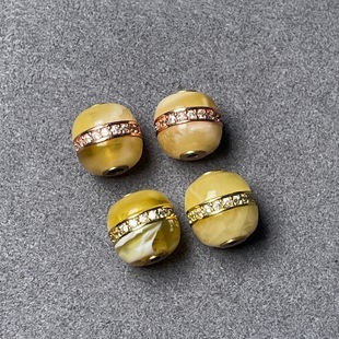 Natural Amber Beeswax Hamburger Beads Old Barrel Beads Star and Moon Rudraksha Bracelet Necklace Accessories Handmade