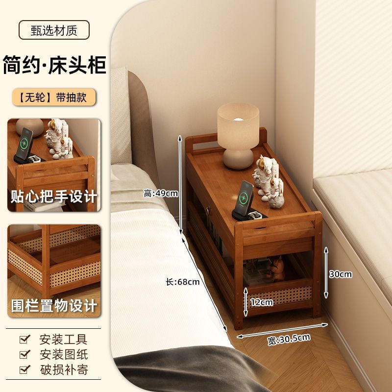 中古小推车零食收纳架餐厅客厅可移动茶几沙发侧边置物架家用桌子|undefined