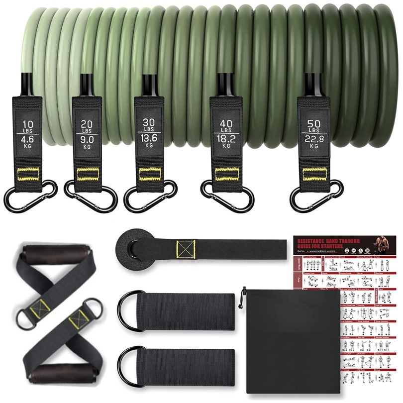 Manufacturer wholesale new resistance band elastic cord fitness equipment multi-function trainer resistance band elastic strap