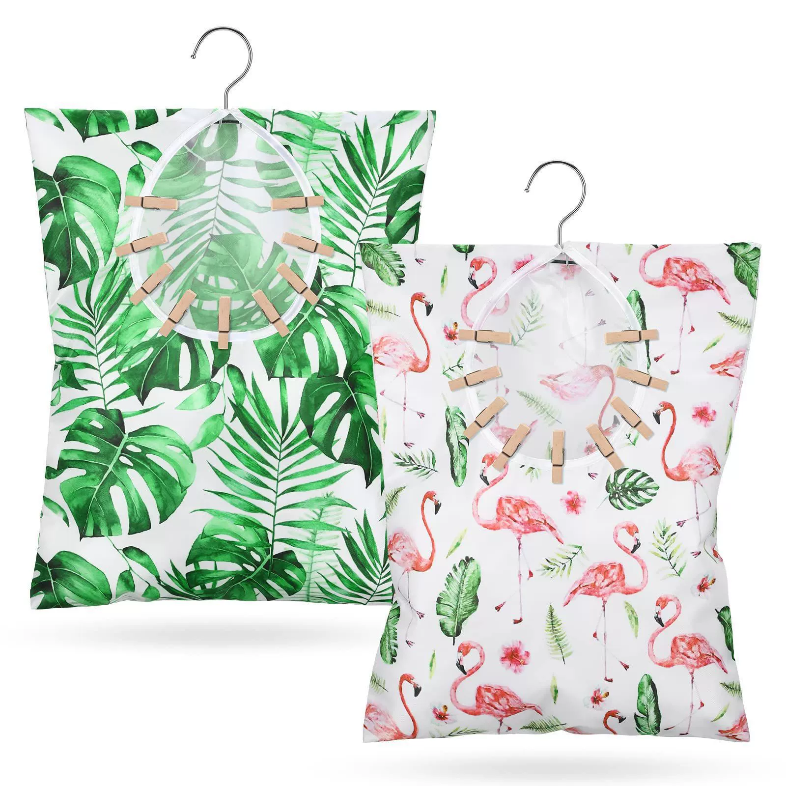 Сумка для белья подвесная сумка для хранения прищепки Фламинго сумка для стирки трансграничная сумка для ткани мешок для стирки