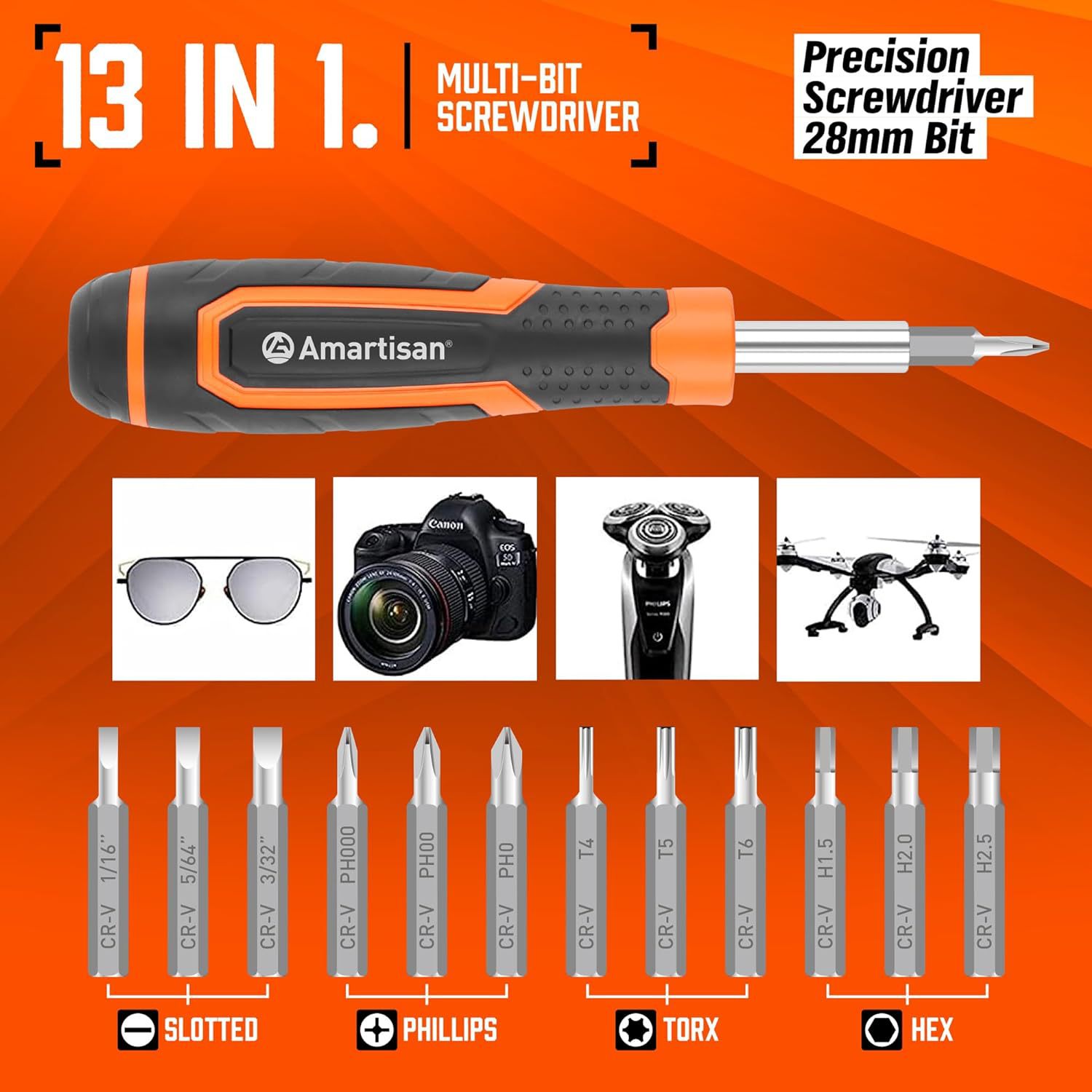 Conjunto de herramientas de destornillador multifuncional de 31 piezas integrado 18 en 1 y 13 en 1
