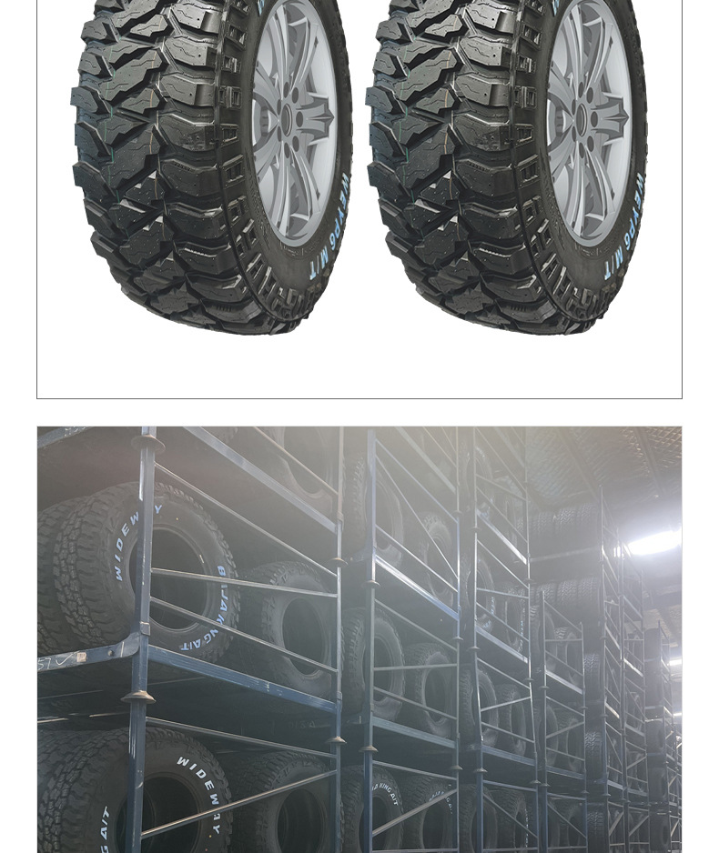 Wardwei WEYP6 MT Off-Road Tire 35X12.5R17 Four-Season Anti-Slip Wear-Resistant Thickened Mud Terrain Tire