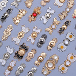 汉服装饰金属盘扣复古中国风旗袍子母扣唐装服饰搭扣上衣纽扣辅料