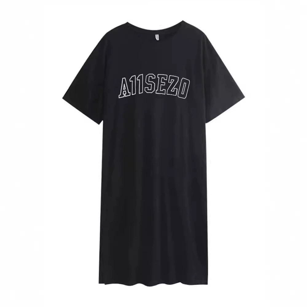 Летнее длинное платье-т shirt для отдыха, юбка, оверсайз, макси