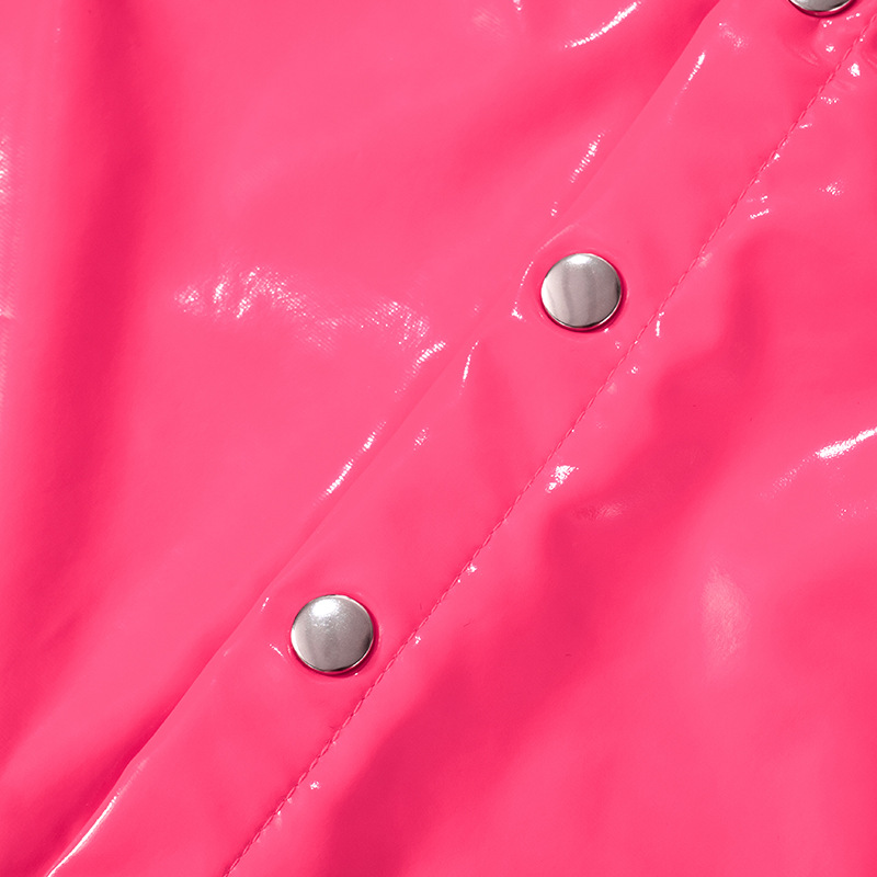 Women Backless Slim Fit Faux Leather Flying Sleeves Casual Romper