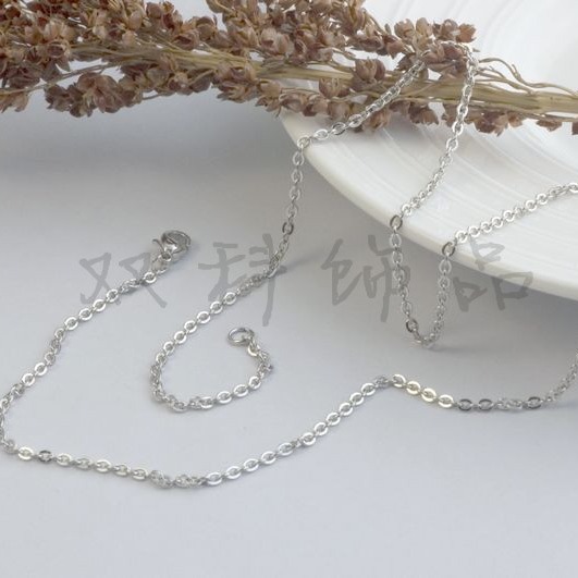 不锈钢十字项链女 挂吊坠饰品锁骨链 O字焊口毛衣链 淘宝卖家热款