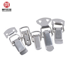 不锈钢鸭嘴弹簧搭扣锁扣卡扣工具箱箱扣固定挂钩五金收纳箱包配件
