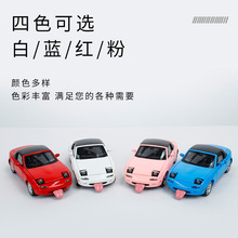 众源兴1/32马自达MX5合金汽车模型回力声光玩具轿车敞篷跑车盒装