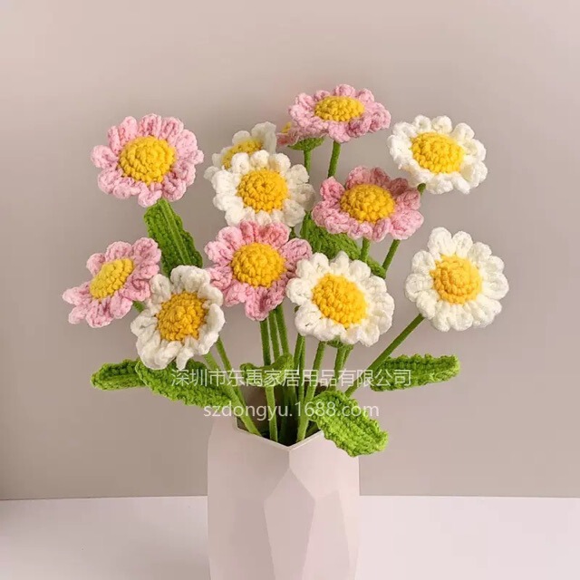Chamomile Woven Flower Yarn, Small Daisy Flower Branches, Finished Bouquet Materials, Flower Basket, Hug Bucket Accessories, Wedding Bouquet Chamomile Woven Flower Yarn, Small Daisy Flower Branches, Finished Bouquet Materials, Flower Basket, Hug Bucket Accessories, Wedding Bouquet