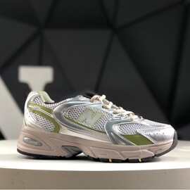 莆田纯原N530白银复古老爹鞋女厚底 增高鞋休闲运动鞋透气MR530SG