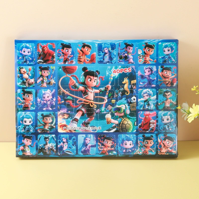 40-элементная Kapibala смола отверстие Le Nezha blind box для еды игрушка бутика покеболей Le KT кошка детский подарок подарок