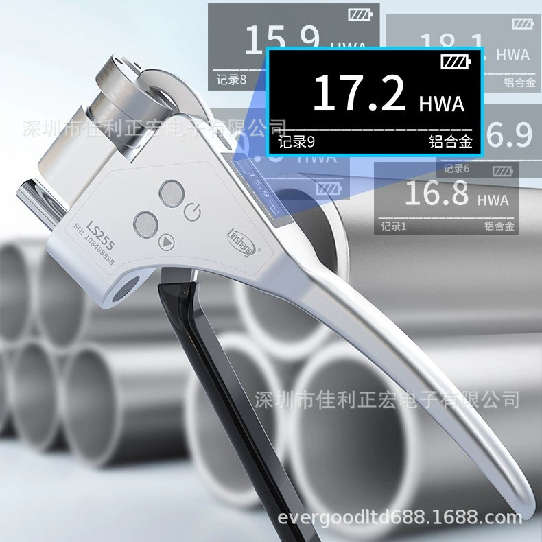 LS255 цифровой дисплей ручной твёрдый измеритель твердости по Вексеру из алюминиевого сплава жёсткости алюминиевый латунь