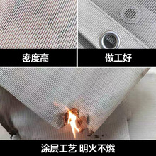 防炎网 Pvc盘扣网阻燃安全网施工脚手架防护网厂家工地防尘密目网