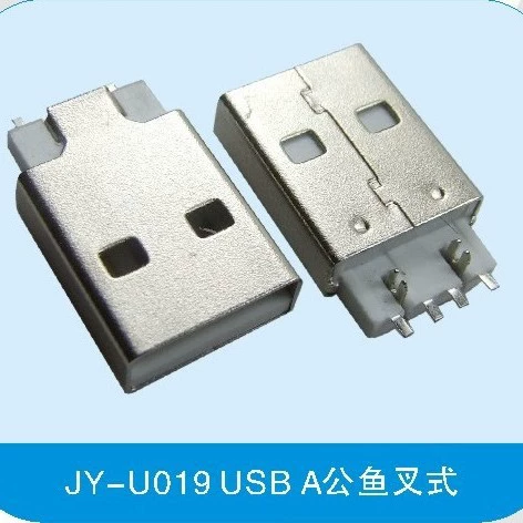 Считыватель карт U-образный USB 2.0AM гнездо A штекер Короткий штекер штекерный разъем Тип разъема Плата Патч-коннектор