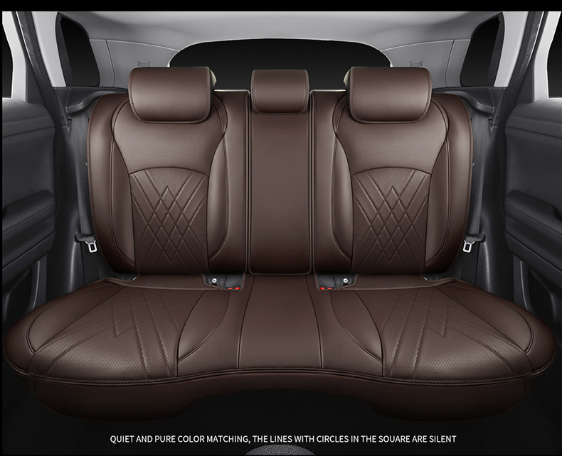 Car seat cushion chic high-end semi-enclosed simple leather seat cushion special car modified seat cover