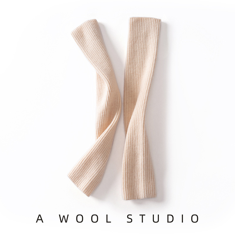 New autumn and winter cashmere knee warmers, extended leg warmers for women, designed to keep cold legs warm, protect knees and joints, and provide outerwear protection against the cold