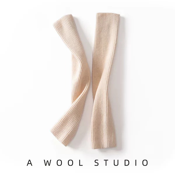 New autumn and winter cashmere knee warmers, extended leg warmers for women, designed to keep cold legs warm, protect knees and joints, and provide outerwear protection against the cold