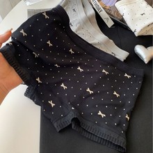 芋圆波波内裤女中腰防走光打底安全裤10A抑菌纯棉档裆少女平角裤