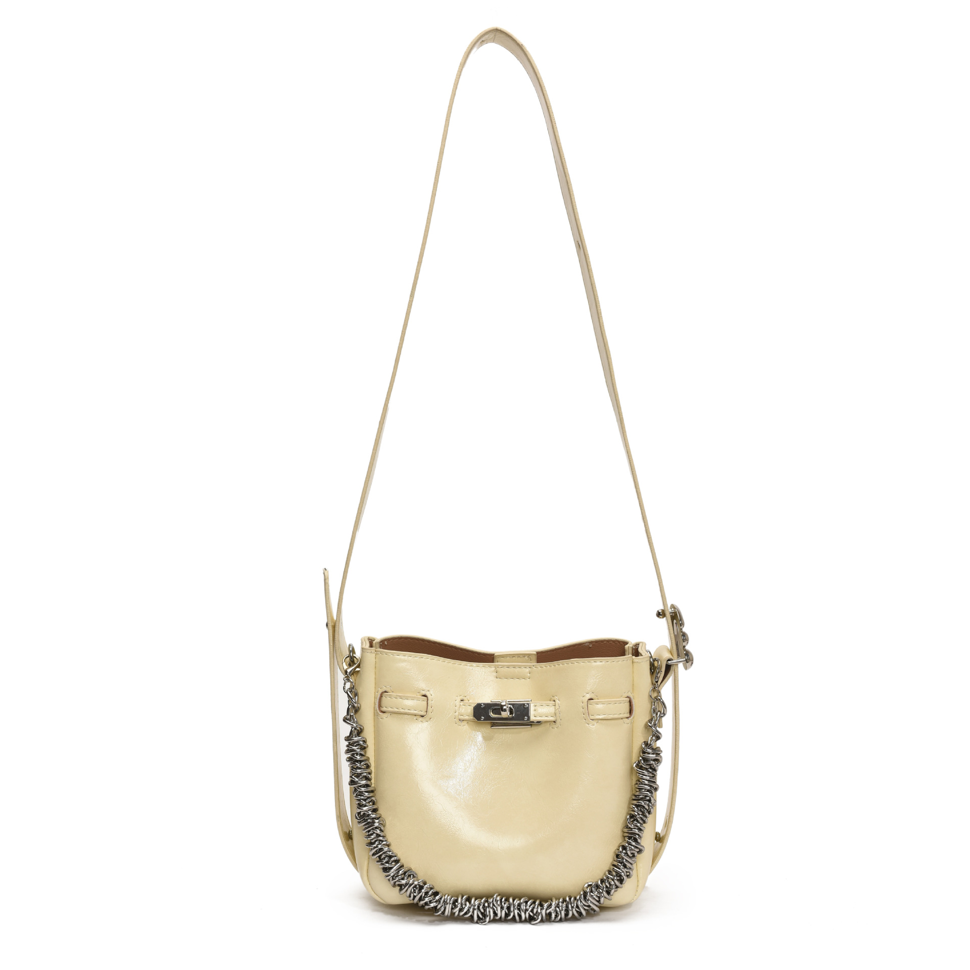 Versión coreana del bolso de todo fósforo de nicho para mujer 2025 nuevo bolso de hombro de estilo occidental de moda bolso de cubo de mensajero de alta gama de moda