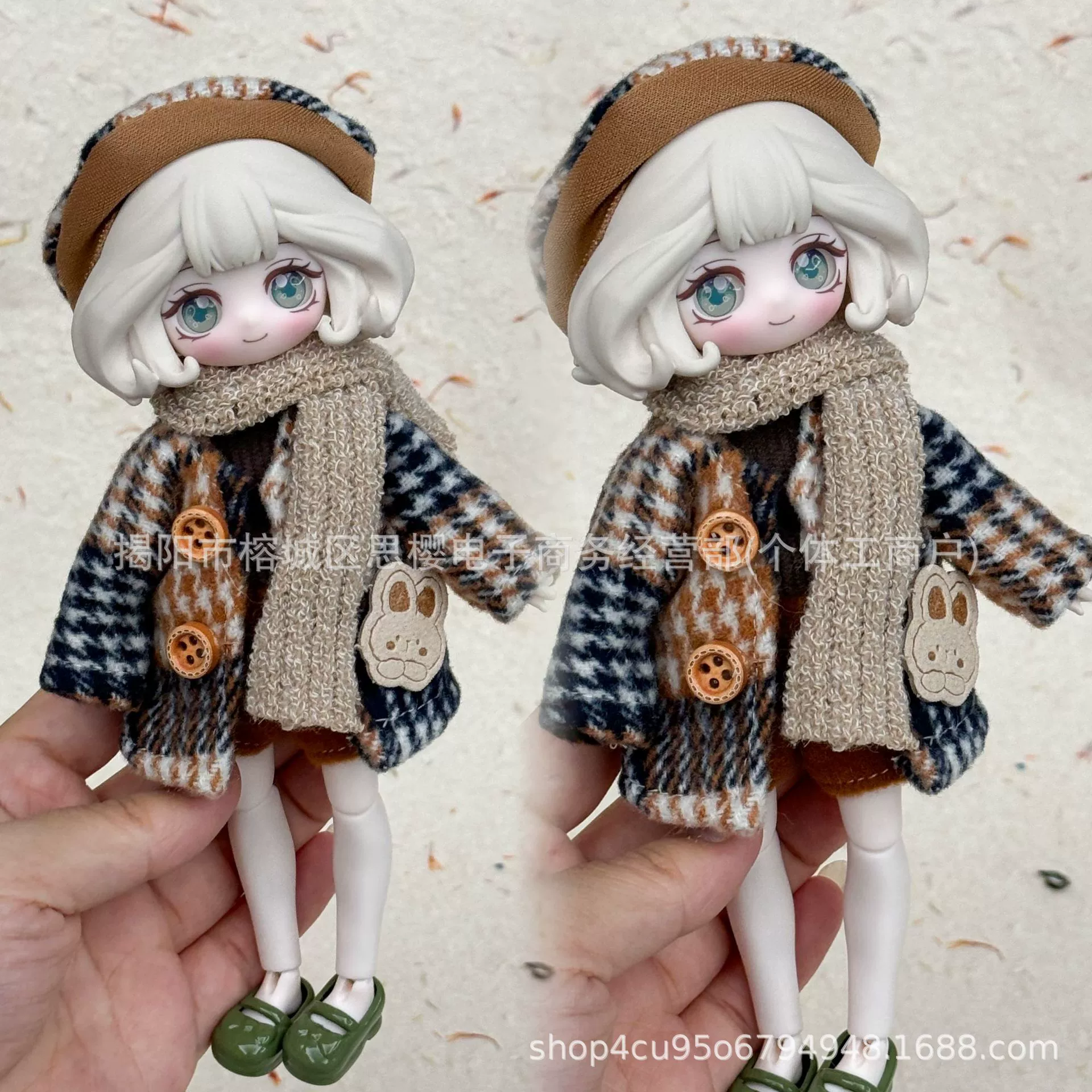 Набор одежды для куклы 8 очков bjd 12 очков ob11 11–17 см Ah Ti Bang Ni Tu Penny Beast Boy Clothes