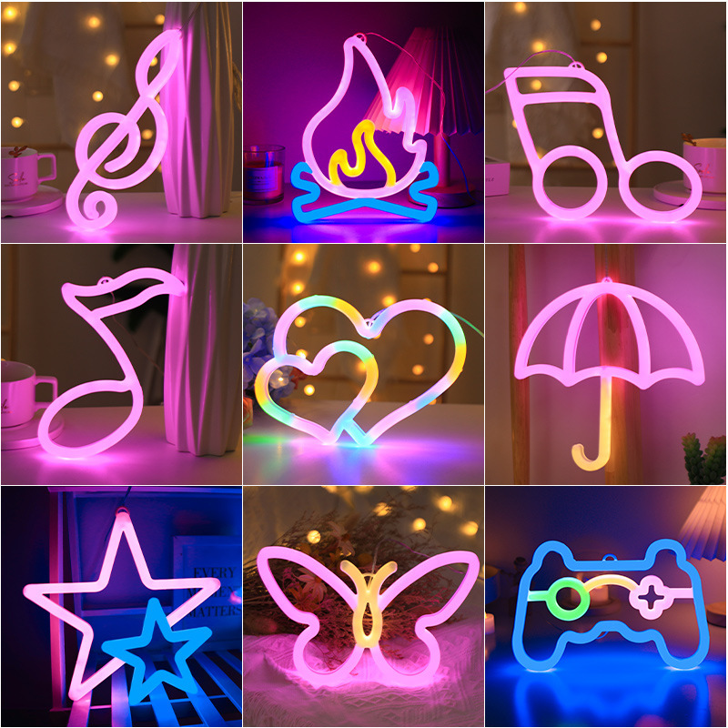 Led Neon Lights, Fake Game Decorative Lights, Perforated Board Atmosphere Lights, E-Sports Room Wall Background, Internet Celebrity Setup Led Neon Lights, Fake Game Decorative Lights, Perforated Board Atmosphere Lights, E-Sports Room Wall Background, Internet Celebrity Setup