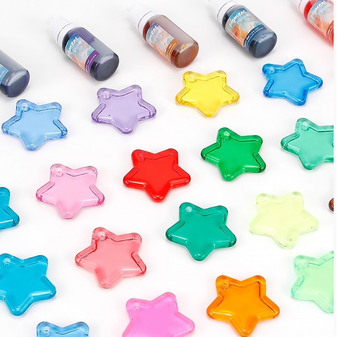 24 color high concentration high transparency gemstone colorant easy to color AB/UV glue special oil