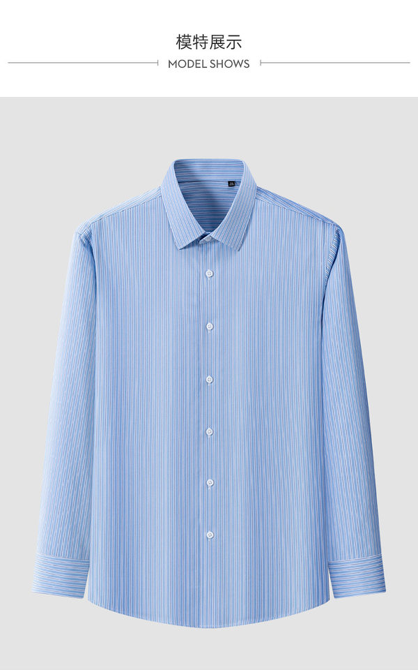 Áo sơ mi nam dài tay 100% cotton 200 sợi chống nhăn họa tiết kẻ sọc kẻ caro phong cách công sở — Họa tiết kẻ caro hồng đào - Tay dài - Cổ cài khuy 301, Kẻ caro nâu xanh - Dài tay - Cổ cài khuy 309, Kẻ sọc xanh lá - Tay dài - Cổ cài khuy 307, Lan Tiểu Cát - Áo dài tay - Cổ cài khuy 308 chi tiết 19