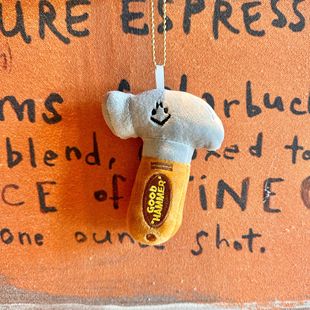Cute and Funny Creative Hammer Plush Creative Bag Pendant Hammer Keychain Doll Amusement City Grab Machine Doll