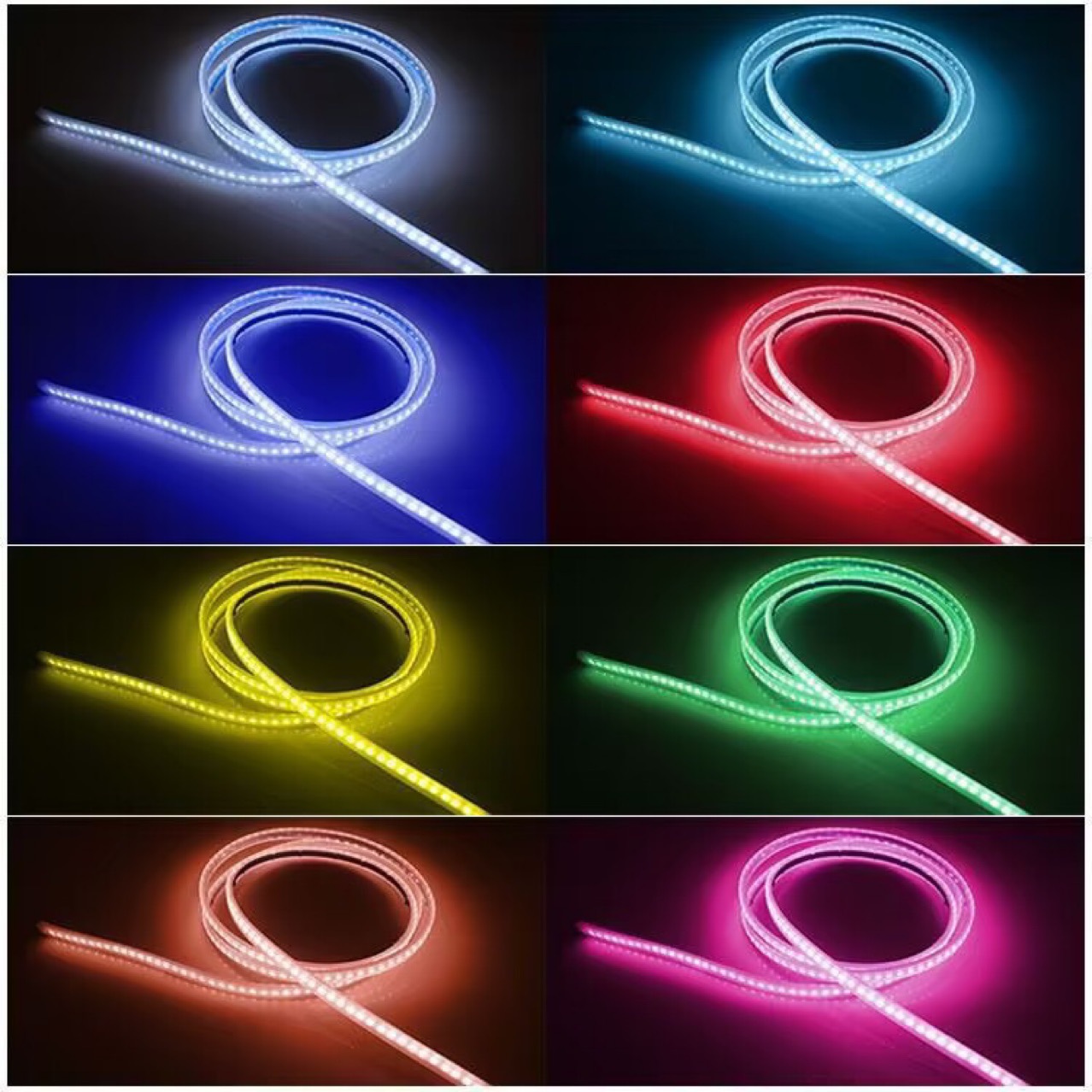 Car Hood Integrated Daytime Running Lights Modification Universal Dynamic Scanning Light Guide Strip Led Grille Ambient Light Strip
