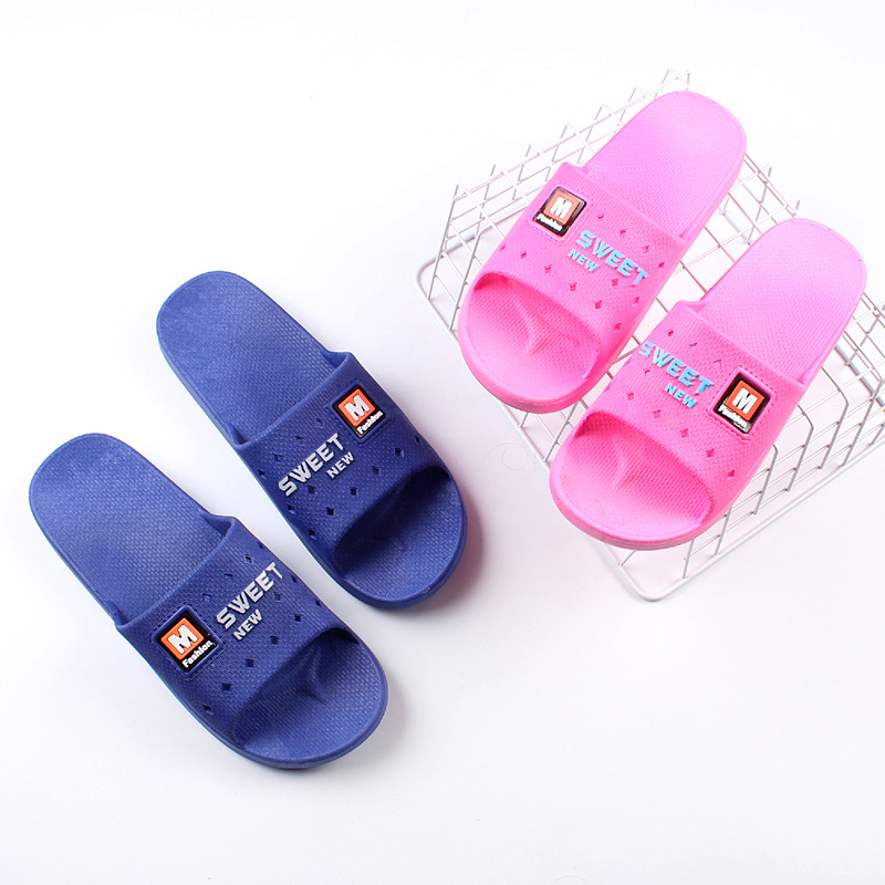 2021 new pattern letter men and women hotel sandals  hotel supermarket Home summer Shower Room Home Furnishing soft sole slipper