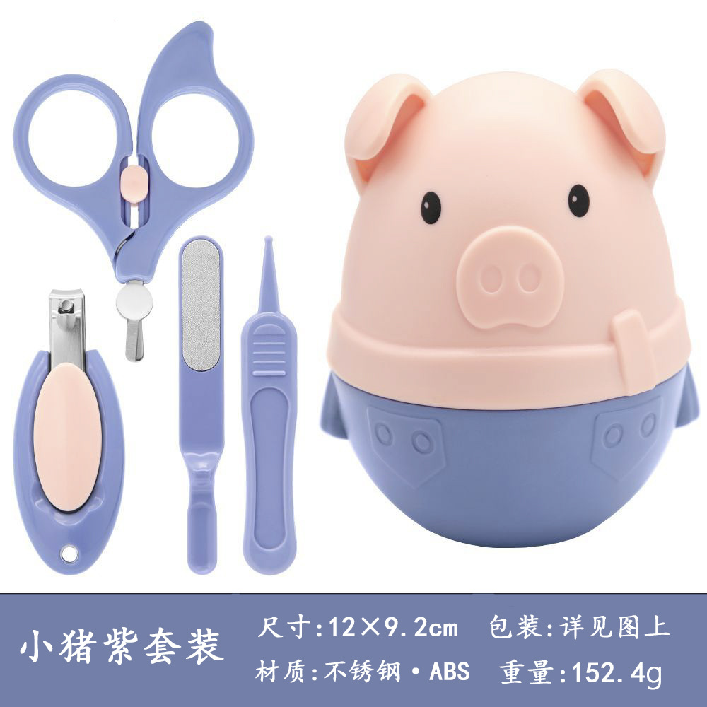 Kit de cuidado para recién nacidos de 10 piezas con aspirador nasal y cortaúñas, para higiene del bebé, mayorista