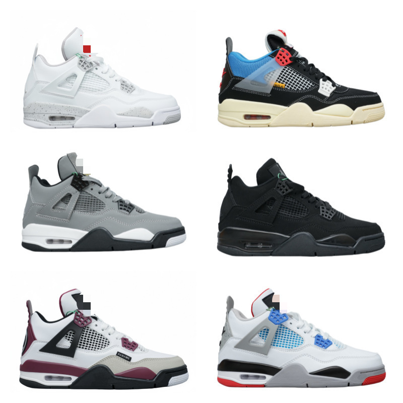 Cross-border foreign trade AJ4 mid-top Jordan 4 basketball shoes, height-enhancing, supportive, outdoor, breathable, wear-resistant, shock-absorbing, casual sports shoes Cross-border foreign trade AJ4 mid-top Jordan 4 basketball shoes, height-enhancing, supportive, outdoor, breathable, wear-resistant, shock-absorbing, casual sports shoes