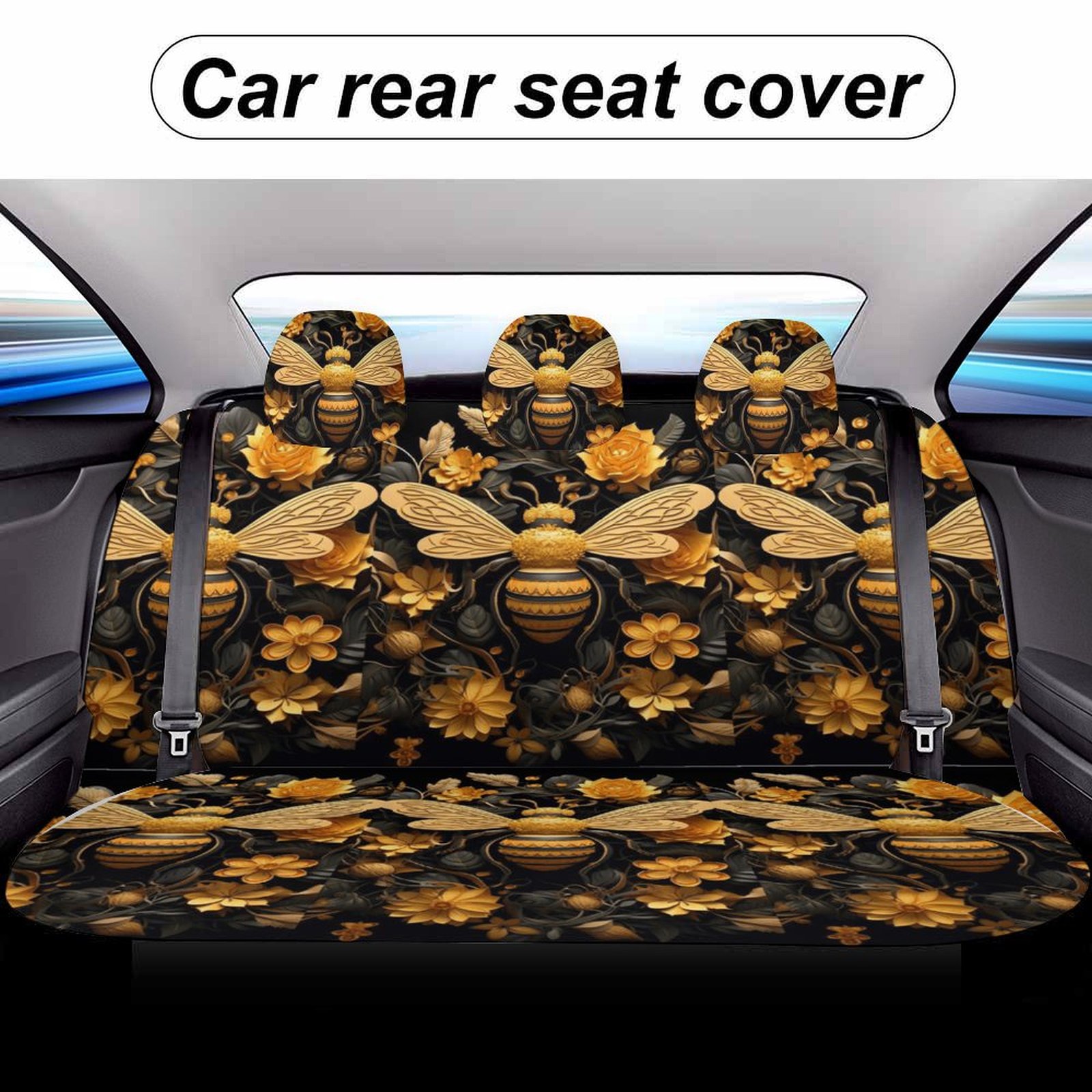 Seasons, Universal Universal seat cover - bee-yellow