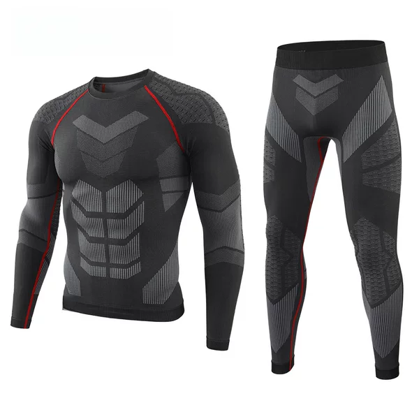 Esdy New No. 4 Tactical Fitness Running Thermal Intimates Set Tight-Fitting Sweat-Absorbing Outdoor Sports Intimates