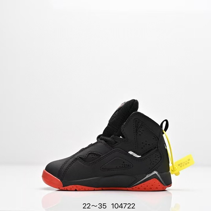 Clásico aj7 negro samurai zapatos infantiles cordones para niños y niñas correr zapatos de baloncesto AJ6 zapatos casuales transpirables para hombres y mujeres