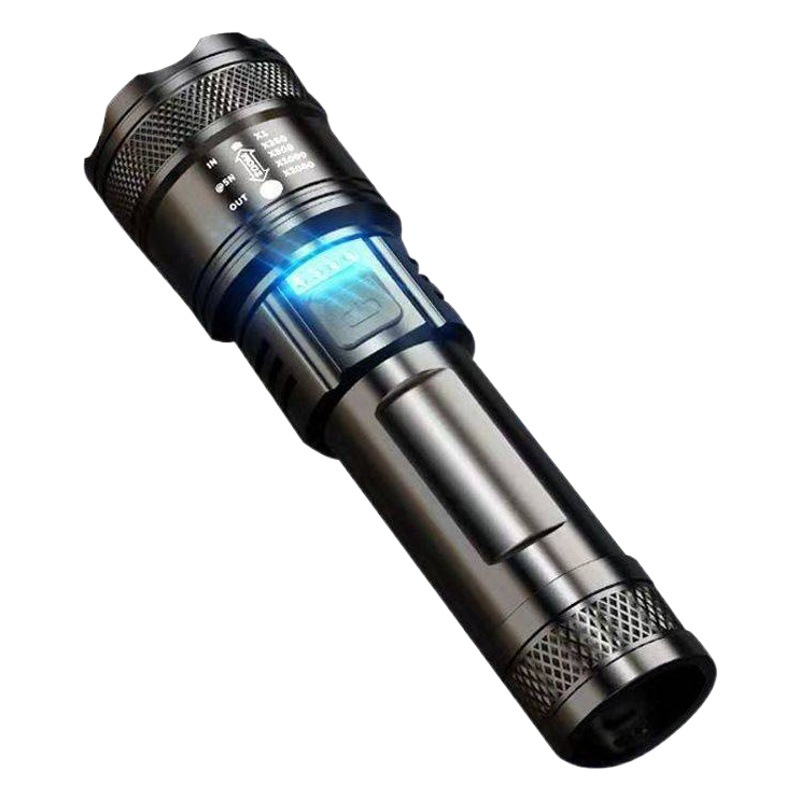 Luz transfronteriza L39 linterna zoom telescópica pantalla de carga de energía iluminación doméstica al aire libre larga duración