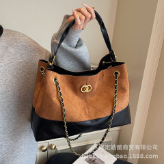 菱格链条包包女夏季2025新款时尚小众设计休闲高级质感单肩斜挎包
